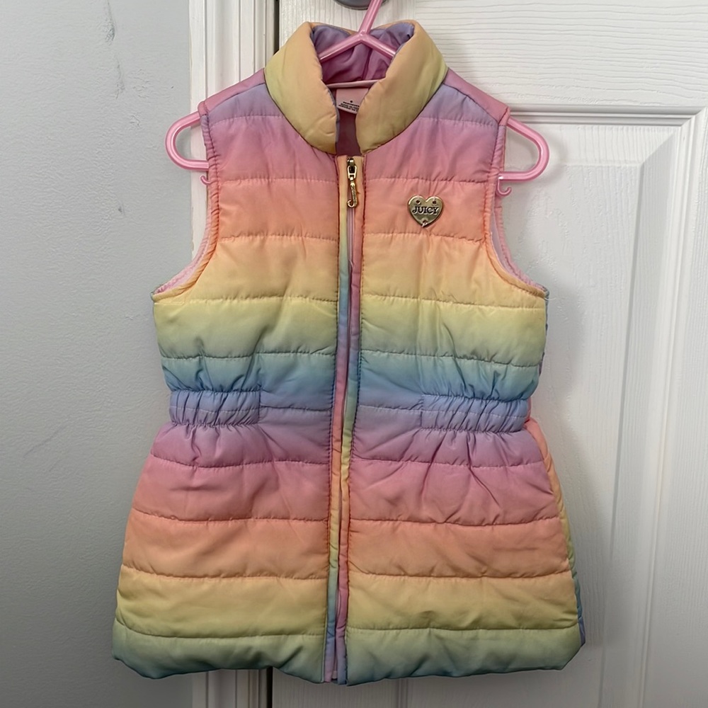 Girls Juicy Couture puffer vest